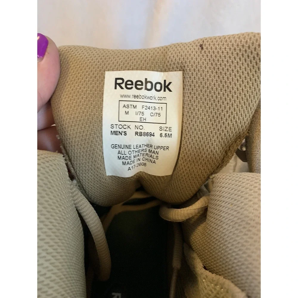 Reebok‎ RB8695 Men's Desert Side-Zip Rapid Response Stealth Tactical Boot 6.5